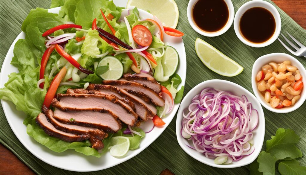 Thai BBQ Pork Salad 1