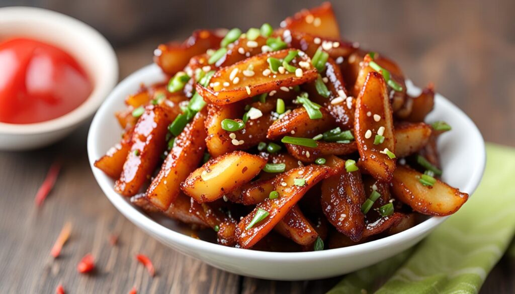 Honey Chilli Potato